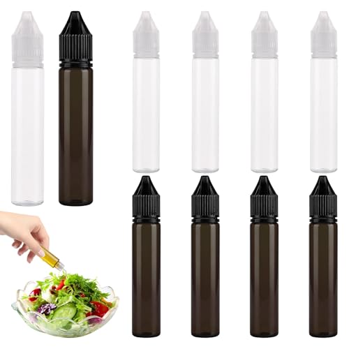 Kuugeo Flacon Liquide Cigarette Electronique, 10 pièces Fiole E Liquide, Flacon E Liquide, Liquide Cigarette électronique, pour les huiles essentielles, les...