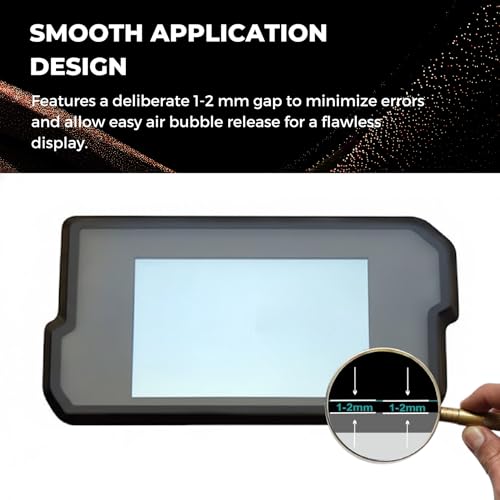 Image of Digital Meter Screen Guard Compatible For KTM Duke 250 Gen 3 | Edge to Edge TFT Display Protector