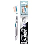 Dr.BEST Vibration Atemfrisch Zahnbürste, Mittel (1 Stück), für bis zu 50% bessere Erreichbarkeit zwischen den Zähnen*