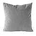 Nielsen Funda de cojín Uni, 45 x 45 cm, Alloy (Gris), algodón, cojín Decorativo, cojín a la Moda, cojín de Verano, cojín de sillón, de sofá, de Adorno, para hogar, decoración