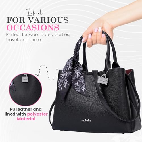 Bolso pequeño tote para mujer negro con correa ajustable miniatura 7