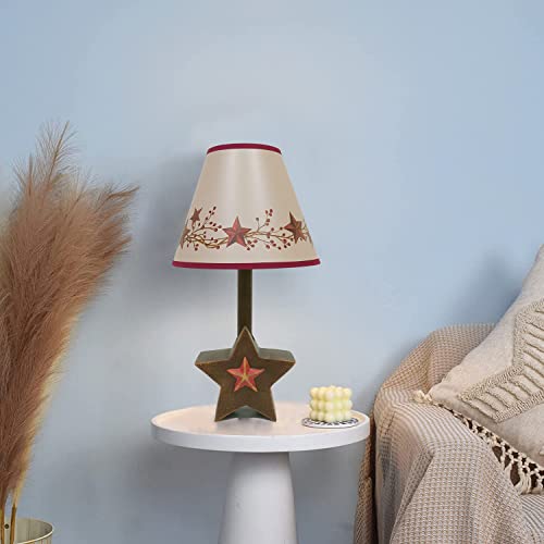 Red Star Table Lamp,Christmas Decoration Star Lamp,Freedom Country Home Decoration For Bedroom, Living Room #TOP1