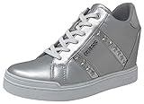 Guess Guess FL5FAYLEL12 SS20 Silver, Zapatillas Deportivas Mujer, 40 EU