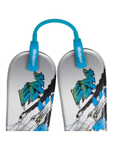 Launch Pad Wedgease Ski Tip Connector - Teaches Speed Control, Making a Wedge, Basic Turning - Portable and Durable - Perfect for Beginners (Blue)