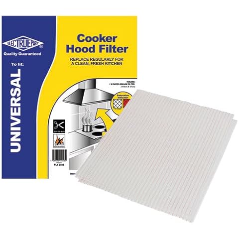 Universal Cooker Hood Grease Paper Filter Kit with Saturation Indicator Cover