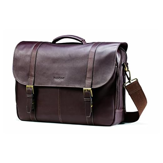 Colombian Leather Flap-Over Messenger Bag