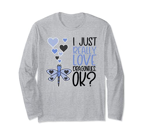 I Love Dragonflies OK Manga Larga
