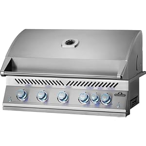 Napoleon Built-In 700 Series 38-inch Natural Gas Grill Head with Infrared Rear Burner - BIG38RBNSS-1-5 Main Burners, Infrared Rear Burner, Stainless Steel, Included Rotisserie Kit Napoleon Built In 700 Series 38 inch Natural Gas Grill Head with Infrared Rear Burner BIG38RBNSS 1 5 Main Burners Infrared Rear Burner Stainless Steel Included Rotisserie Kit