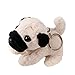 JIANEEXSQ Cute Realistic Pug Stuffed Animal Dog Puppy Plush Toy, Lifelike Pug Plush Doll Backpack Handbag Pandent Gift