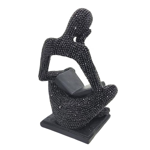 Leitor Estatueta Decorativa Leitura Abstrata Homem que Lê Decoração Ornamento Elegante Estátua Pensa