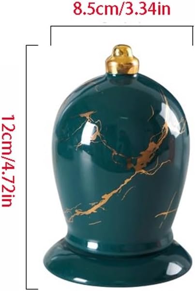 thalo Toothpick Dispenser Toothpick Box Ceramic Toothpick Holder Cotton Swab Box Restaurant Toothpick Storage Bucket Tooth Picks Container Case(4)