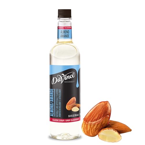 Image of DaVinci Gourmet Classic Almond Syrup, 25.4 Fluid Ounces (Pack of 1)