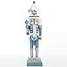 Kurt Adler Hollywood Nutcracker, 17-Inch, Turquoise/White (HA0152)