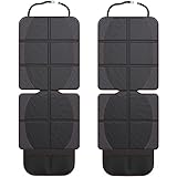 FORTEM Car Seat Protector (2-Pack), Waterproof Backseat Thick Padding Cover for Car Seat, Protects...