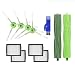 Produktbild Colorful Roomba Ersatzkit Zubehör für iRobot Roomba i7 i7+/i7 Plus E5 E6 E7 Staubsauger Filter Ersatzteil - 1 Ersetzen Bürsten Kit + 4 Seitenbürste + 4 Hepa-Filter + 1 Reinigungshilfe