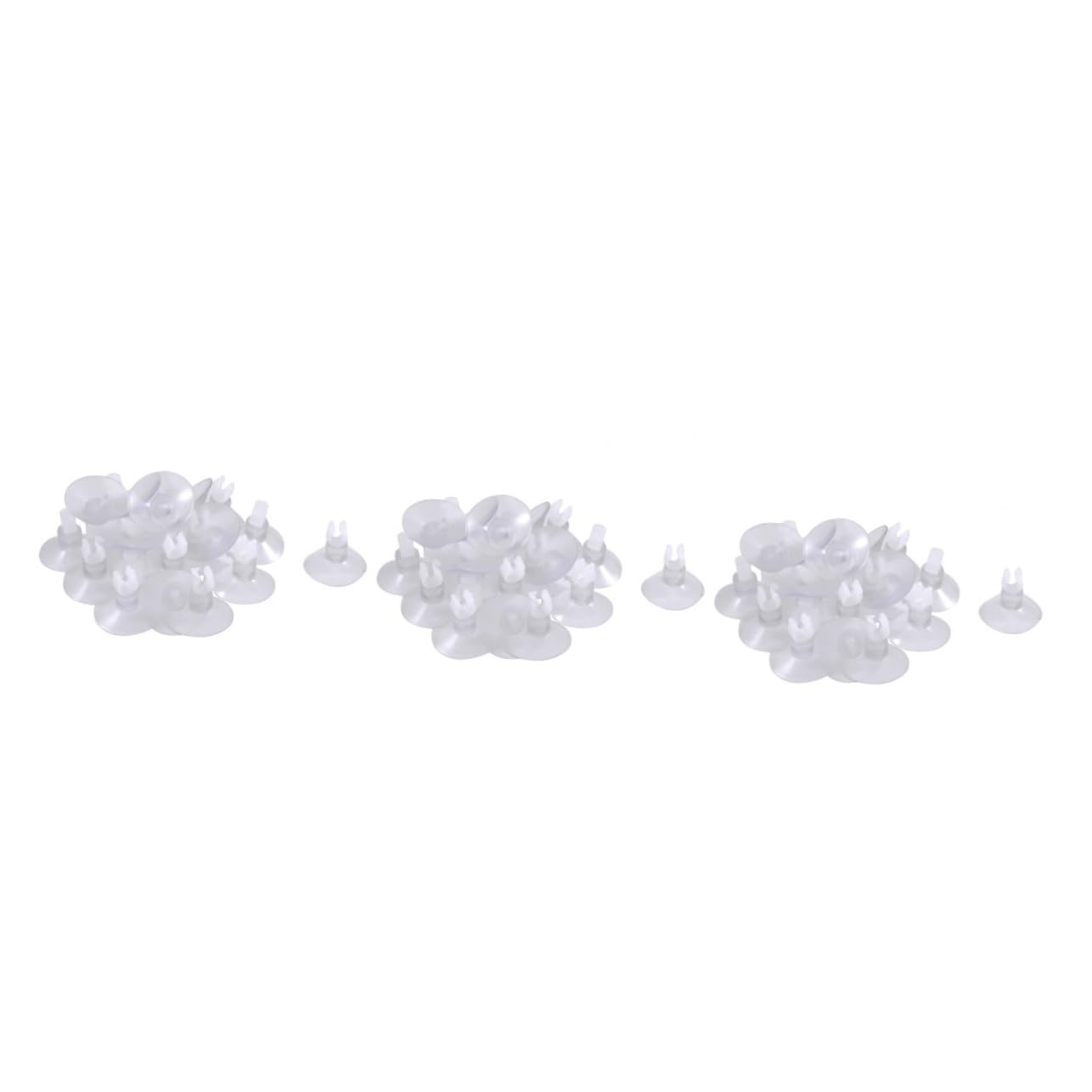 minkissy 180 piezas divisor de aerolíneas para acuario, soporte para plantas de pecera, ventosas para acuario, peceras, ventosas, ventosas de acuario, ventosas para equipos para desmontar