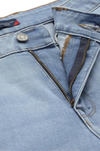 Image of Louis Philippe Men's Smart Fit Stretch Fabric for Comfort Premium Wash Aesthetic Authentic Twill and Durable Jeans