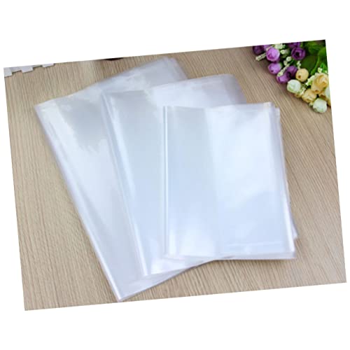 Parliky 30 Pçs Capa Protetora De Plástico Transparente Manga De Plástico Para Exercícios Capa De Liv