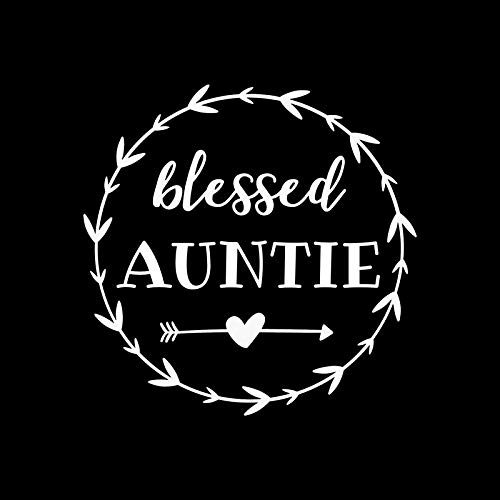 Autocollant Blessed Auntie NOK anti-bulles pour customiser sans effort vos murs