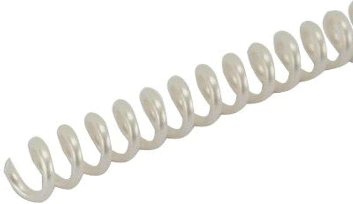 Spiral Binding Coils 6mm x 914mm (1/4 x 36-inch) 4:1 [pk of 100] Color: Pearl (PMS Cool Grey 1 C)