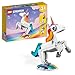 Produktbild LEGO Creator 3-in-1 Magisches Einhorn - Spielzeug mit Minifiguren - Tierfigur verwandelt Sich in EIN Seepferdchen oder einen Pfau - Kreatives Geschenk für Mädchen und Jungen ab 7 Jahren - 31140