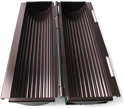 Tinleja Aluminum Black Open Close Type Corrugated Round Toast Bread Mold Loaf Pan Birthday Baking Pan #TOP7