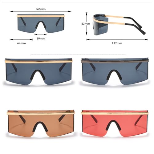Masque de luxe surdimensionné MUTYNE, accessoire haute couture unisexe