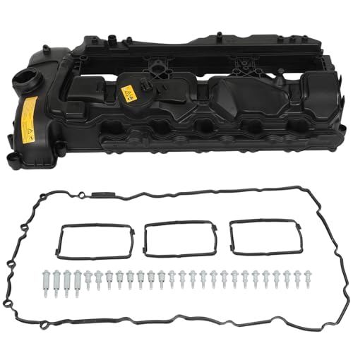 ECCPP Engine Valve Cover Kit with Gaskets Bolts Fit for 2010-2013 for BMW 135i,2013 for BMW 135is,2011-2015 for 335i,2014-2016 for 435i Replaces 11127570292