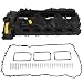 ECCPP Valve Cover with Valve Cover Gasket for 2011-2014 BMW 135i 335i 535i X1 X3 X5 X6 xDrive35i N55 Compatible fit for Engine Valve Covers Kit