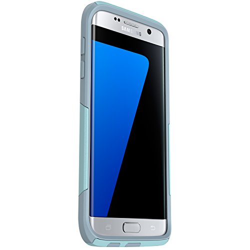 OTTERBOX Commuter Series Case for Samsung Galaxy S7 Edge - Retail Packaging - Bahama Way (Bahama Blue/Whetstone Blue)