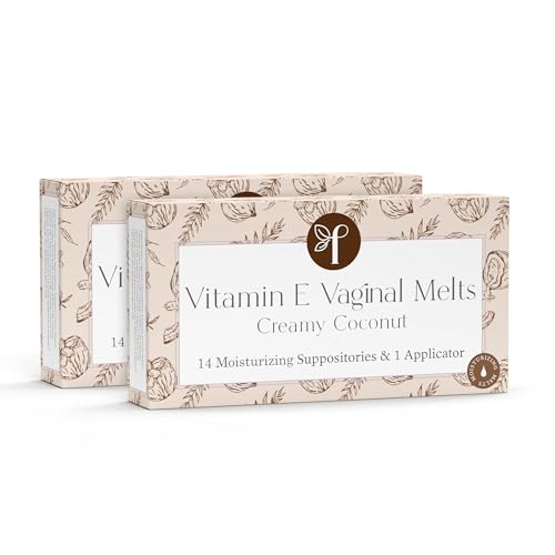 Image of Femallay Organic Vaginal Melts - Creamy Coconut 2 Pack - Moisturizes and Refreshes - 14 Count + Applicator