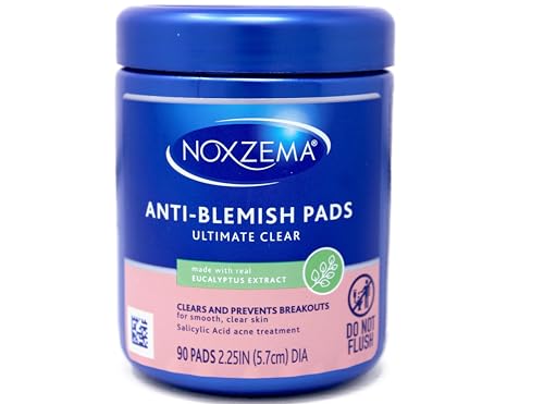 Noxzema Ultimate Clear Pads Anti Blemish 90 ct(Pack of 9)