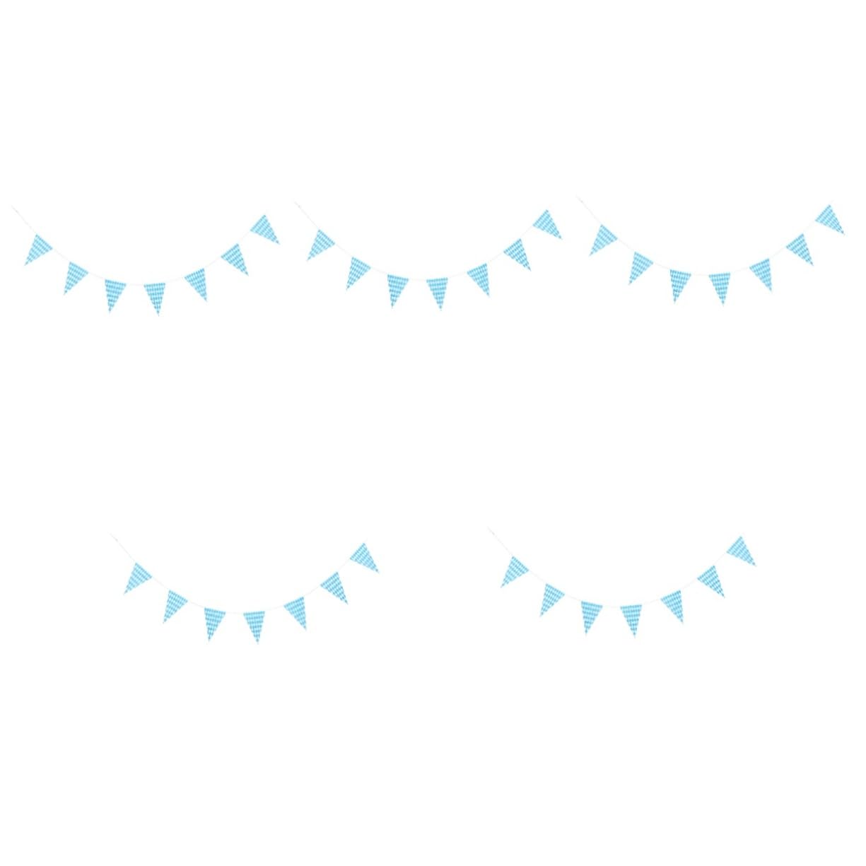 Fanions triangulaires allemands MAGICLULU pour décoration de fête | Lot de 5