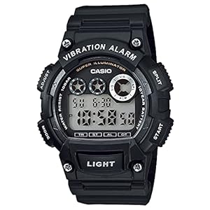Casio Collection Standard Digital Resin Series Wristwatches (5/10/20 ATM Water Resistant), Black (10 ATM water resistant), Newest model