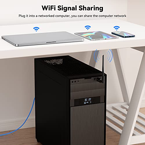 image for USB Wifi Adapter 1200Mbps QGOO USB 3.0 Wifi Dongle 802.11 ac Wireless 