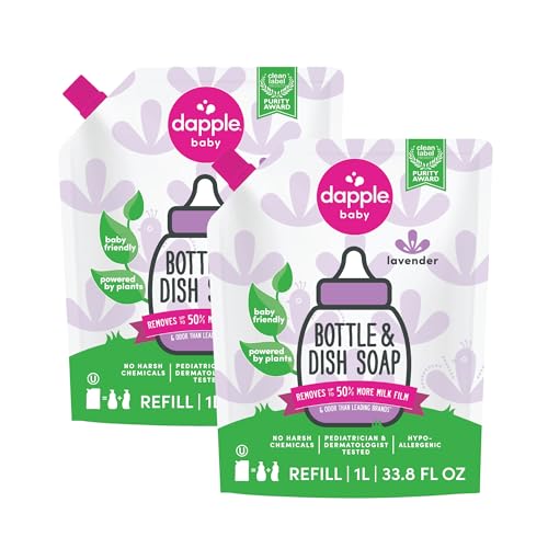Dapple Baby Lavender Bottle & Dish Soap Refill...