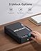 Car Gun Safe Small Biometric Pistol Safe Handheld Portable Fingerprint Gun Lock Box for Travel Nightstand Bedside