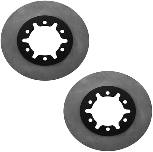 Premium Front Disc Brake Rotor Pack of 2 Fits 2013-2015 Nissan NP300