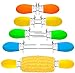 Produktbild BITEFU 9 Paare Maiskolbenhalter, Edelstahl in Lebensmittelqualität Maiskolben Spieße mit Silikongriff für BBQ Partys Schaschlikspieße (4 Farben)