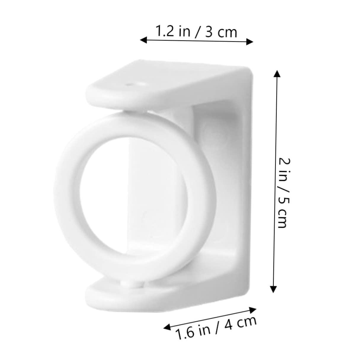 8pezzi Ganci per Bastoni Tende Regolabili Supporti Adesivi per Asta Tende Facili da Installare su Superfici Lisce per Casa e Ufficio Design Moderno e Funzionale