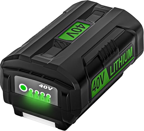 DMMNS New Upgraded 40V 6.5Ah Battery Replacement for Ryobi 40 Volt OP4040 OP40401 OP4026 OP40261 OP4050,Compatible with Ryobi 40V Tools and Charger (Only Include Battery)