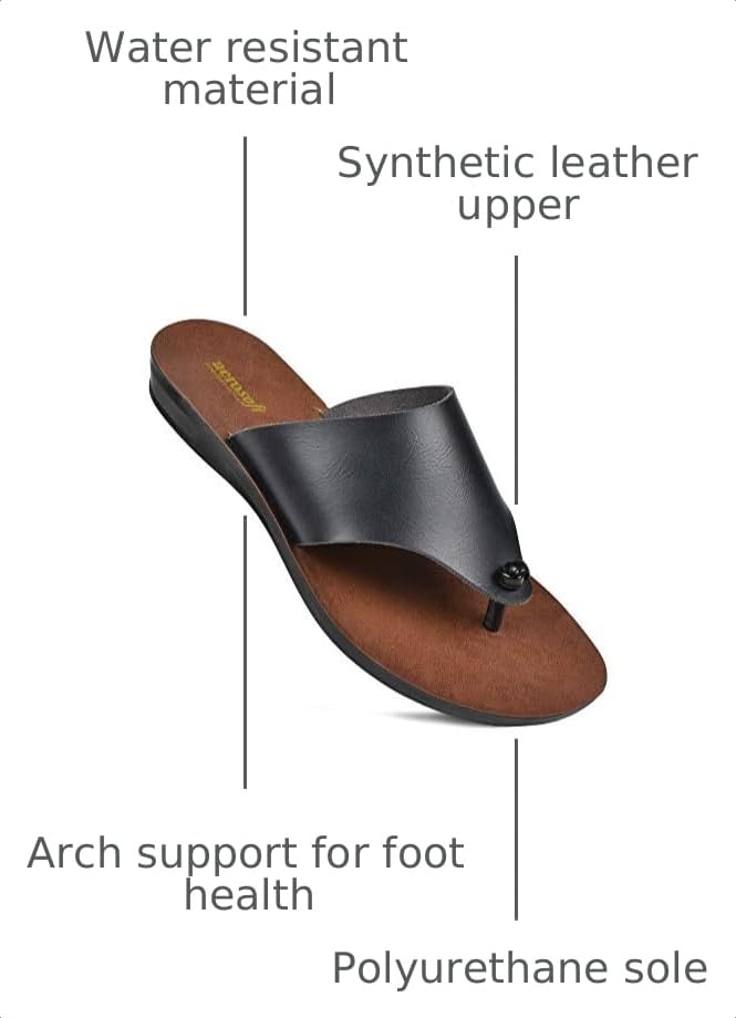 Image of Aerosoft Flat Sandals For Women - Walking Summer Vacation Essentials Ladies Flip Flops - Comfortable Sandals For Women - Casual Outdoor Fashion Dressy Non Slip Footwear