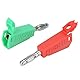 10 Stücke Büschelstecker P3002 4mm Stecker Löten, Überzogene Lautsprecher Bananenstecker, Stapelbare Stecker Prüfspitze Binding Post
