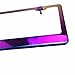 One Polish Mirror Neo Chrome T304 Stainless Steel Four Hole Slim License Plate Frame Holder Front Or Rear Bracket with Metal Screw Cap