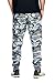 PROGO USA Men's Joggers Sweatpants Basic Fleece Marled Jogger Pant Elastic Waist (X-Small, Slade Camouflage)