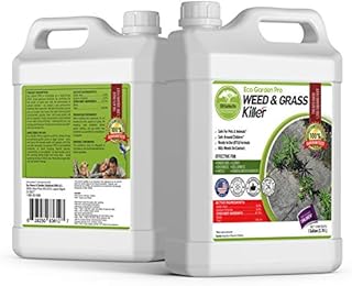 ECO Garden PRO - Organic Vinegar Weed Killer | Kid Safe Pet Safe | Clover Killer for Lawns | Moss Killer | Green Grass & Poison Ivy Killer | Spray Ready Glyphosate Free Herbicide (1 Gallon)