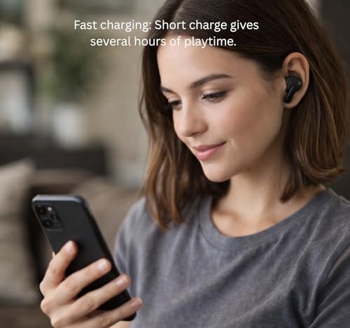 Image of Bluetooth Nord Buds 3R for OnePlus with 54H Total Playtime, 12.4mm Drivers, 3D Spatial Audio, Dual Device Pairing, AI 2-Mic Clear Calls, 47ms Low Latency (Black)