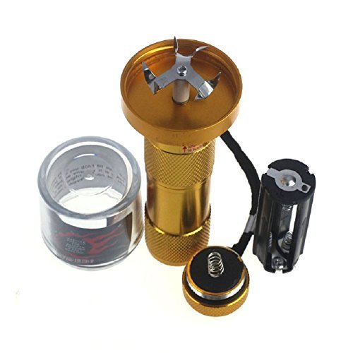 Honbay Zinc Alloy Electric Metal Grinder Herb Tabacco Crusher Grinder Cracker #TOP2