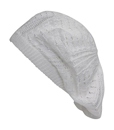 TOP HEADWEAR Hip Womens Slouchy Lightweight Knitted Beanie - White