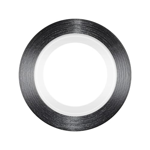 Rosojodg 1Pc Nail Art Striping Tape Line Black Nail Art Decoration Nail Sticker Nail Striping Decal Foil Tips Tape Line Manicure Salon DIY Home Nail Art Striping Tape Lines